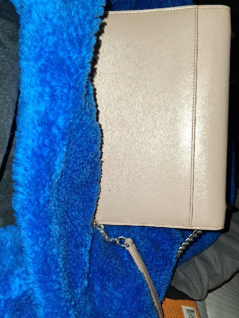 Saint Laurent Beige Leather YSL Chain Crossbody Bag - Picture 12 of 12
